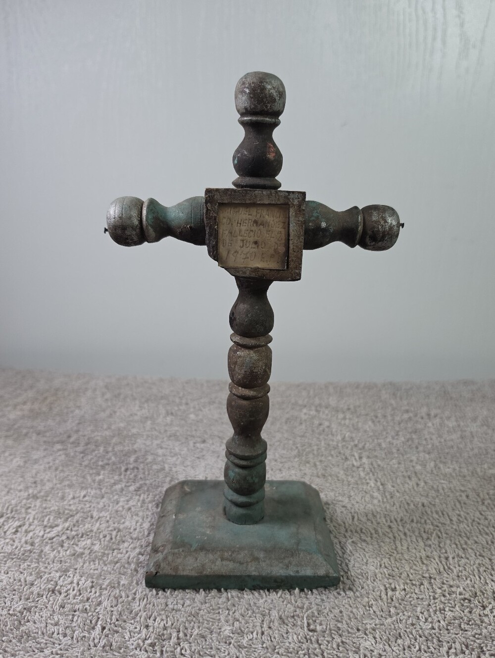 Antique Weathered Wooden Cross